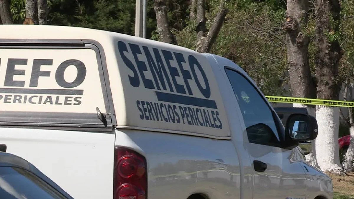 Autoridades trabajando en el hallazgo del cuerpo de un hombre en un árbol en Tlahualilo.