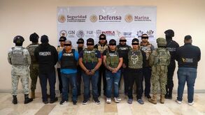 Personas detenidas por ser presuntos integrantes de una célula del crimen organizado conocido como Operativa Barredora.