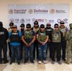 Personas detenidas por ser presuntos integrantes de una célula del crimen organizado conocido como Operativa Barredora.