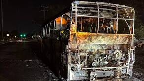 Al lugar arribaron elementos de Bomberos Nuevo León