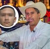 Un hombre con sombrero de palma y camisa blanca habla con energía en un podio; a su izquierda hay un recuadro circular con el rostro de un joven.