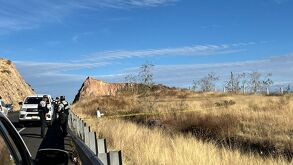 El cuerpo fue localizado por elementos de la Guardia Nacional que realizaban recorridos de vigilancia por la zona