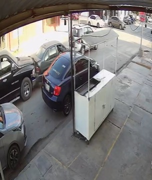 Video del momento del choque en Gómez Palacio.