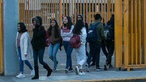 Alumnos de preparatoria en la Ciudad de México.