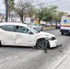 Accidente tipo carambola en guadalupe