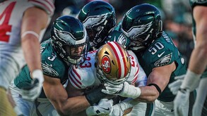 Eagles vs 49ers en la Ronda de Comodines de la NFL 2025-26.