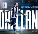Luca Orellano en la publicación oficial emitida por el Club de Futbol Monterrey.