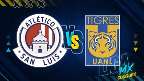 El último partido registrado entre Tigres y Atlético de San Luis terminó 3-1 a favor felino.