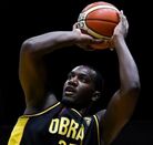 Raven Barber en un partido de baloncesto