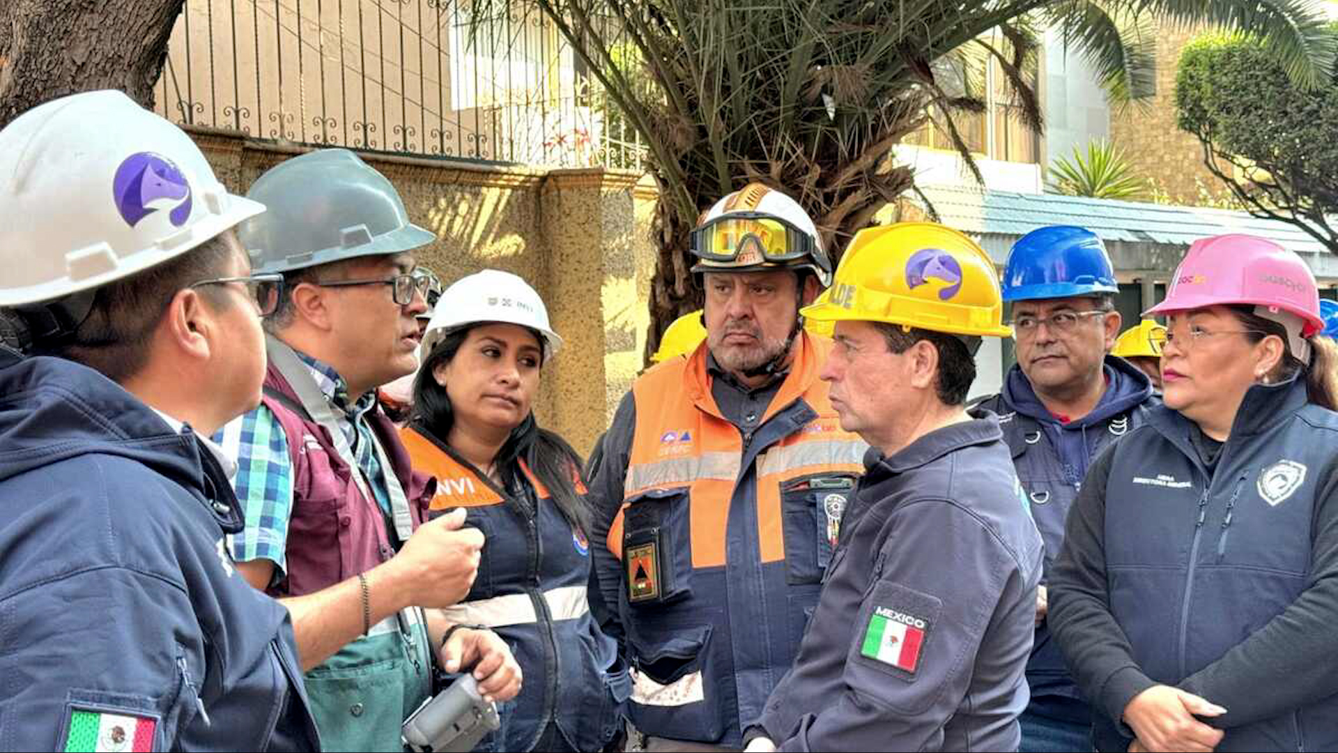 El alcalde de Coyoacán, Giovani Gutiérrez, afirma trabajar para poder rehabilitar los departamentos afectados para las familias propietarias de los mismos.