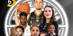 Jugadores de Fuerza Regia varonil y femenil que forman parte de las actuales plantillas en la Liga Nacional de Baloncesto Profesional.