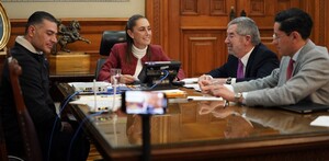 La presidenta Claudia Sheinbaum estuvo hablando con Donald Trump en llamada.