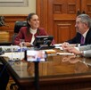 La presidenta Claudia Sheinbaum estuvo hablando con Donald Trump en llamada.