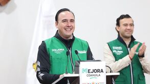 Manolo Jiménez en una rueda de prensa