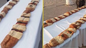 Critican mega rosca de reyes en Puerto Vallarta