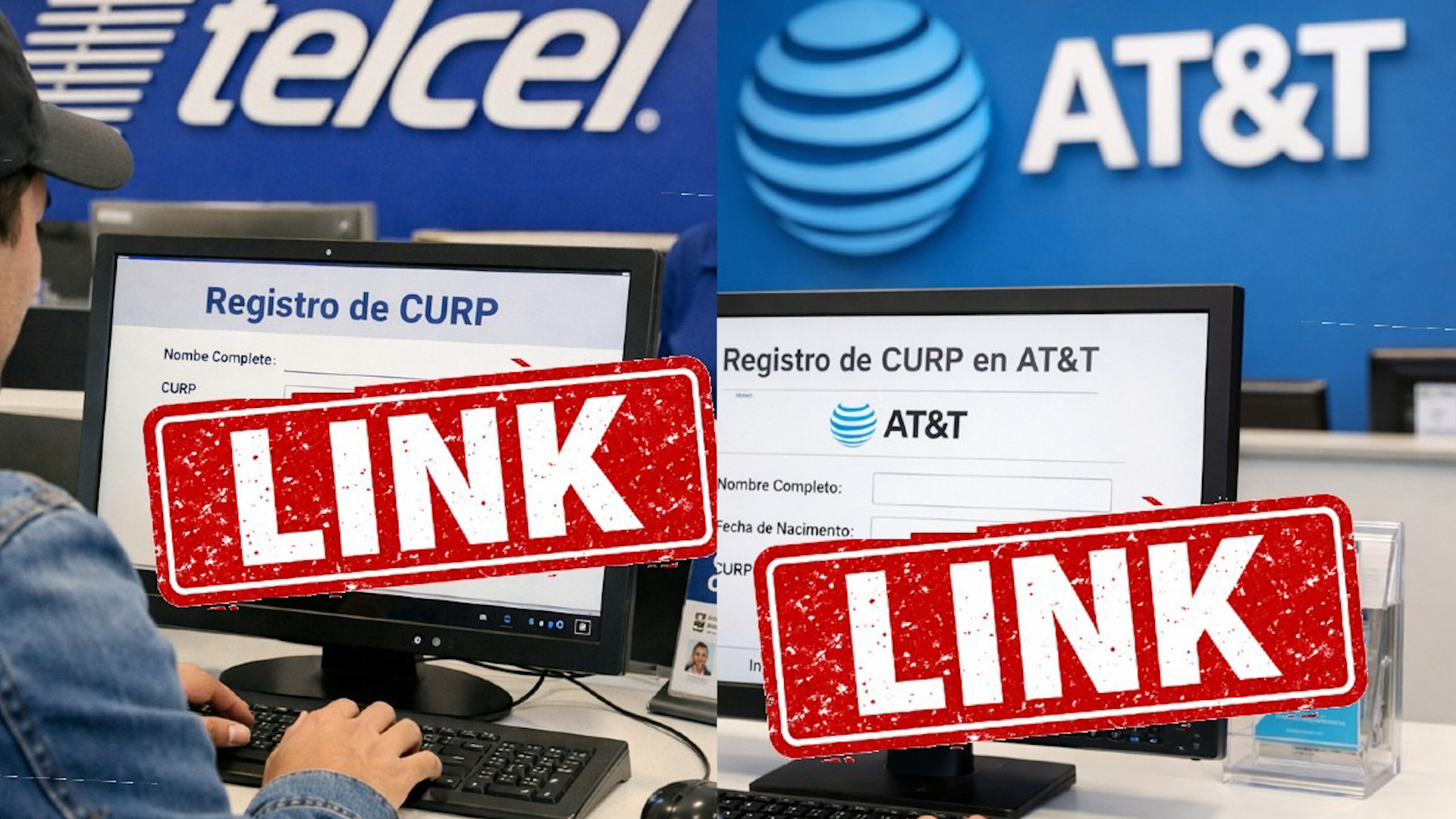 Te compartimos las páginas oficiales que Telcel y AT&T activaron para realizar el registro del Padrón de Telefonía Móvil.