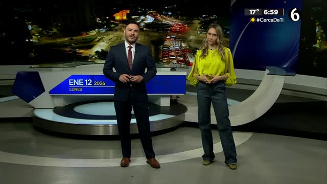 Telediario nocturno CdMx, lunes 12 de enero de 2026.