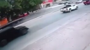 bulevar centenario de Torreón al momento de un accidente.