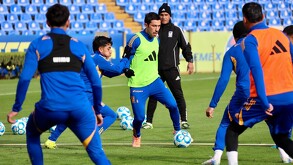 Entrenamiento de Tigres en el Estadio Universitario.