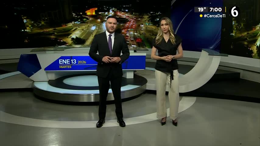 Telediario nocturno CdMx, martes 13 de enero de 2026.