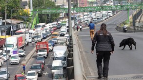 Transportistas bloqueando puntos del Valle de México.