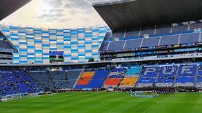 El césped del Estadio Cuauhtémoc deberá ser rehabilitado, luego de presentar daños en el partido Puebla vs Mazatlán.