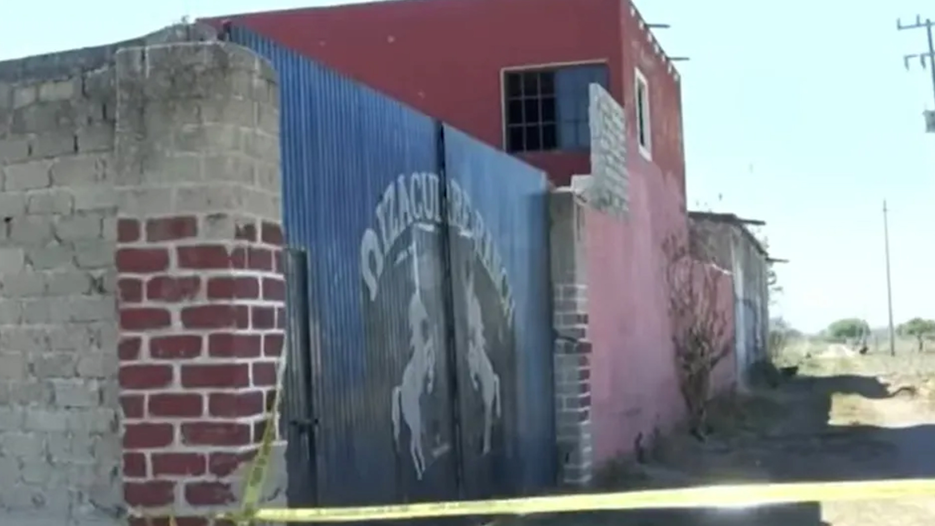 El predio que presuntamente operaba como zona de exterminio del crimen organizado se encuentra abandonado.