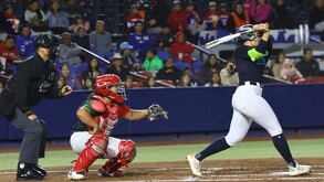El equipo de Sultanes Femenil vs Selección Mexicana desde el Walmart Park.