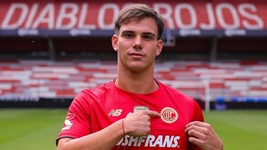 Franco Rossi con la vestimenta del Toluca.