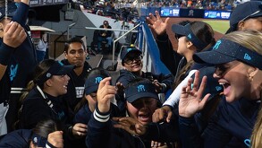 Celebración de la novena regia tras conquistar la Copa Atro Intercontinental.