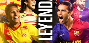 Promocional del Juego de Leyendas del Morelia vs Barcelona.