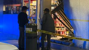 movilización policiaca por accidente en oxxo de san pedro, nuevo león