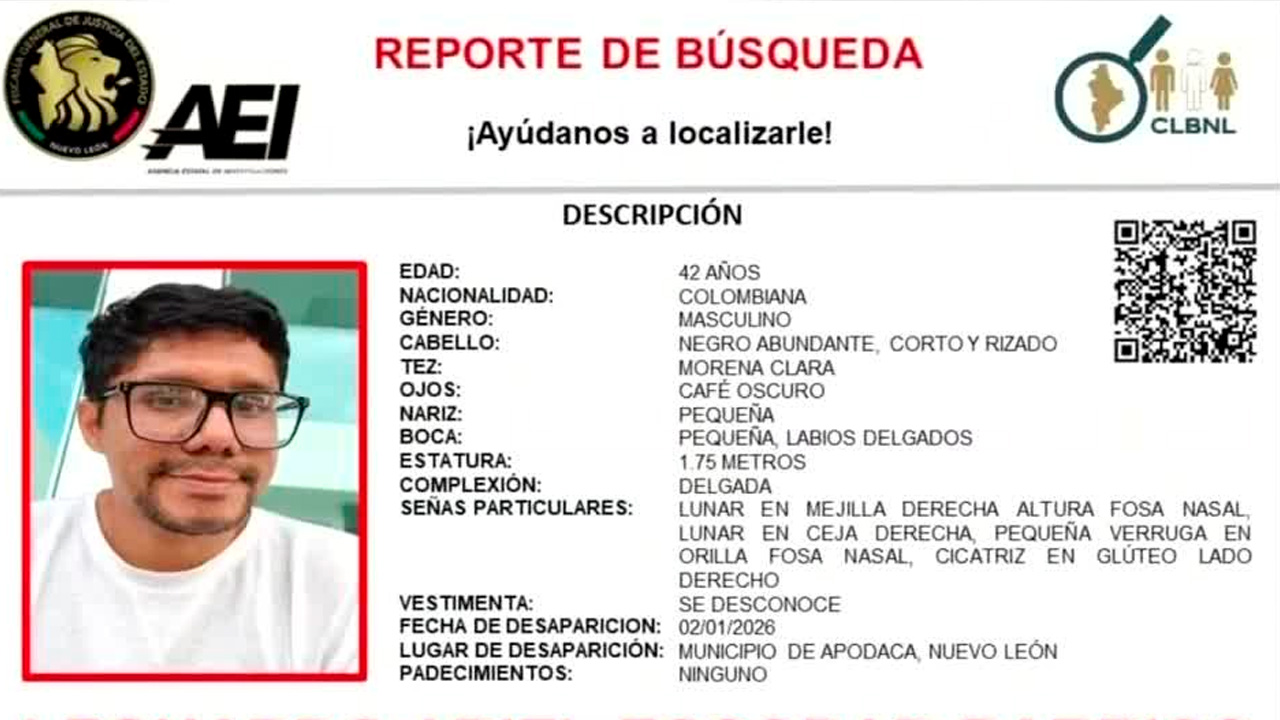 La Universidad Iberoamericana de Puebla y la organización Cadhac solicitaron a autoridades reforzar la búsqueda de Leonardo Ariel Escobar Barrios.
