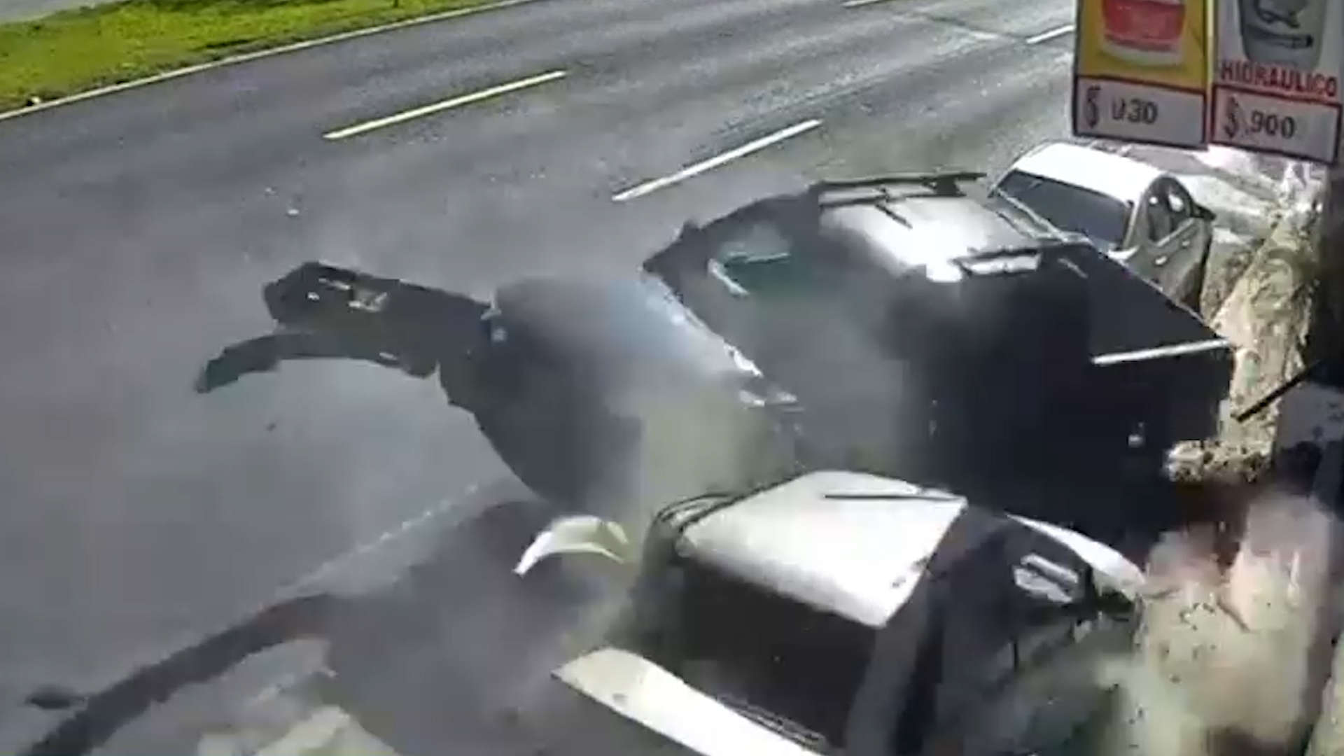 El saldo: tres lesionados y un milagro al no haber víctimas fatales.