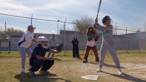 Partido de Sultanes Femenil con prisioneras del cereso de Escobedo.