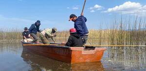 Lancha ocn elementos de seguridad en Michoacán