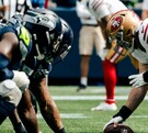 Seattle Seahawks enfrentando a los San Francisco 49ers.