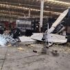 Una aeronave pequeña, cayó este sábado al medio día en la ciudad de Saltillo, luego de salir del aeropuerto Guadalupe Victoria en Ramos Arizpe.