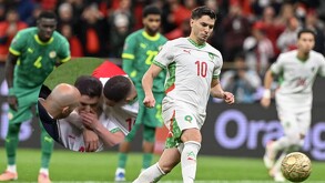 Brahim Díaz falló el penal que pudo darle el campeonato a Marruecos en la Copa Africana de Naciones.