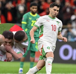 Brahim Díaz falló el penal que pudo darle el campeonato a Marruecos en la Copa Africana de Naciones.