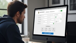 Persona solicitando cita para tramitar la CURP Biométrica