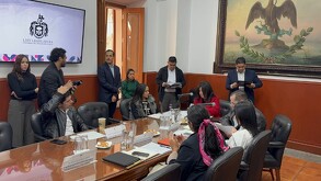 La Comisión de Seguridad y Justicia del Congreso de Jalisco sesionó este lunes para aprobar el dictamen de la terna para Fiscal Anticorrupción.