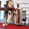 Inauguración obras templo parroquial en Cereso 1 Norte en Apodaca.