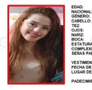 Ficha de búsqueda de joven desaparecida en Juárez, Nuevo León.