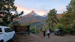 Nieve cae en el Nevado de Colima y abastece con agua.
