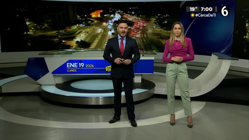Telediario nocturno CdMx, lunes 19 de enero de 2026.
