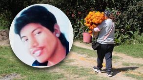 Fotografía de Brandon Isaac Hernández, joven de Veracruz entregado a su familia tras 14 años muerto.