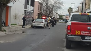 elementos de Protección Civil municipal acudieron al punto