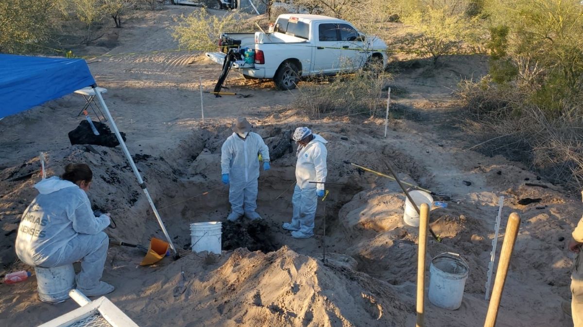 Fosa clandestina encontrada en Mexicali