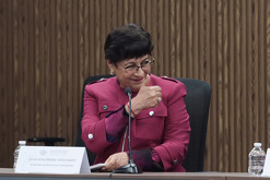 Silvia Tanús Osorio, titular de la Secretaría de Movilidad y Transporte de Puebla.